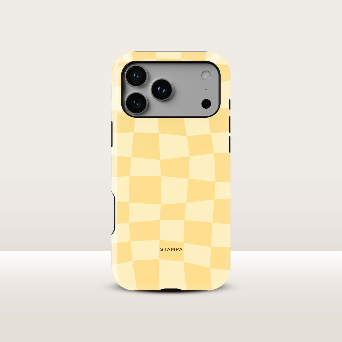BUTTER YELLOW CHECKERS