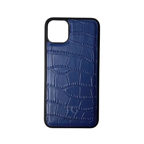 IPHONE 12 PRO MAX CROC AZUL MARINO
