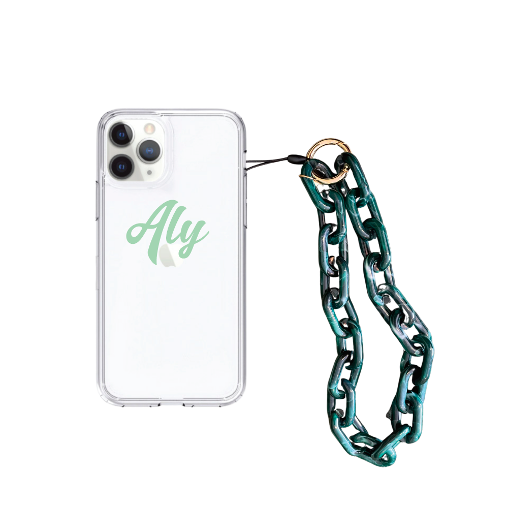 HUNTER GREEN PHONE STRAP