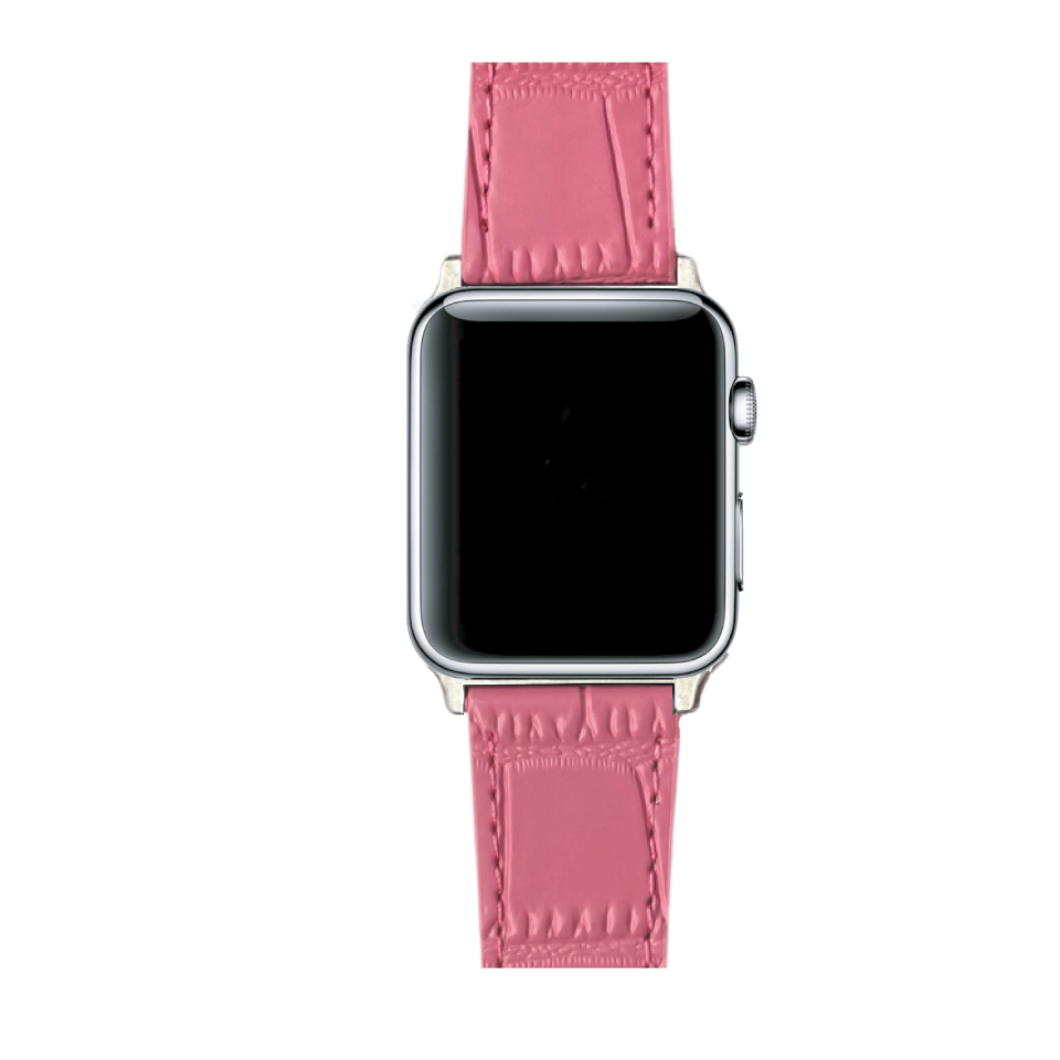 APPLE WATCH BAND CROC HOT PINK
