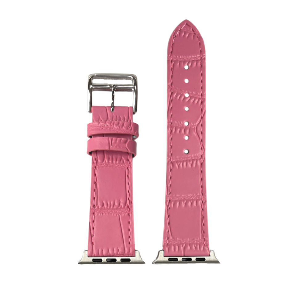 APPLE WATCH BAND CROC HOT PINK